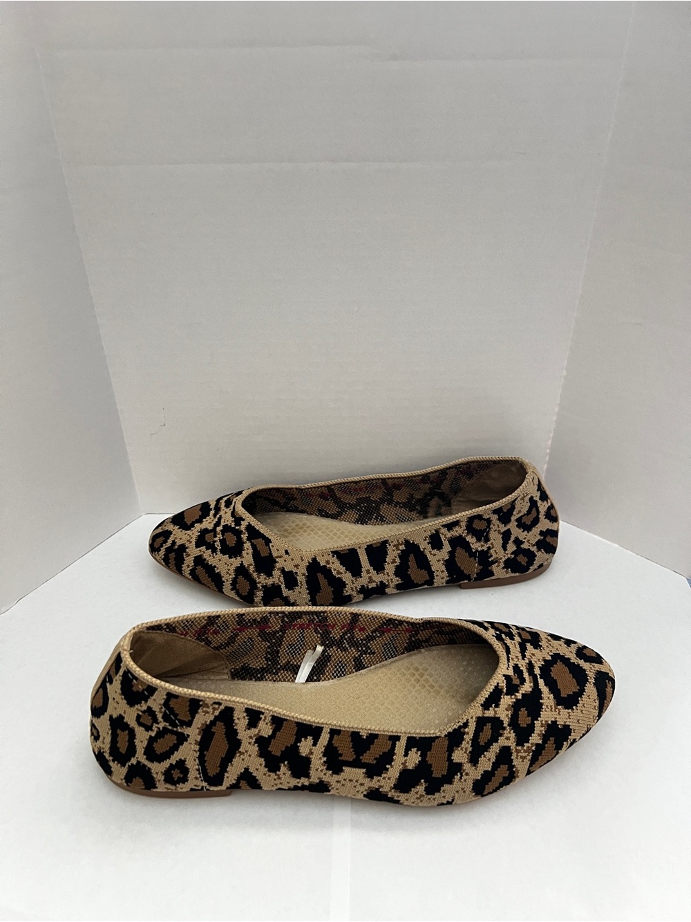 Skechers Animal Print Washable Knit Slip-On Cleo Claw-Some Flat Shoes Size 8 - Picture 4 of 12